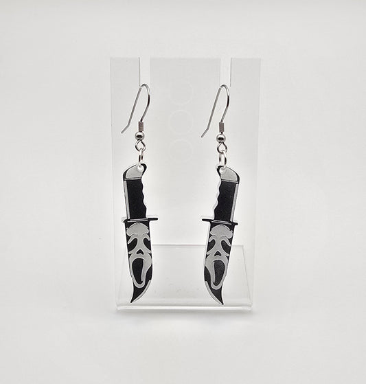 Ghost Face Earrings