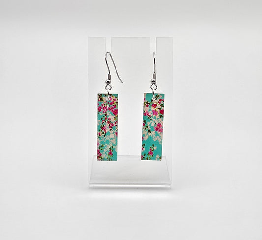 Cherry Blossom Bar Earrings