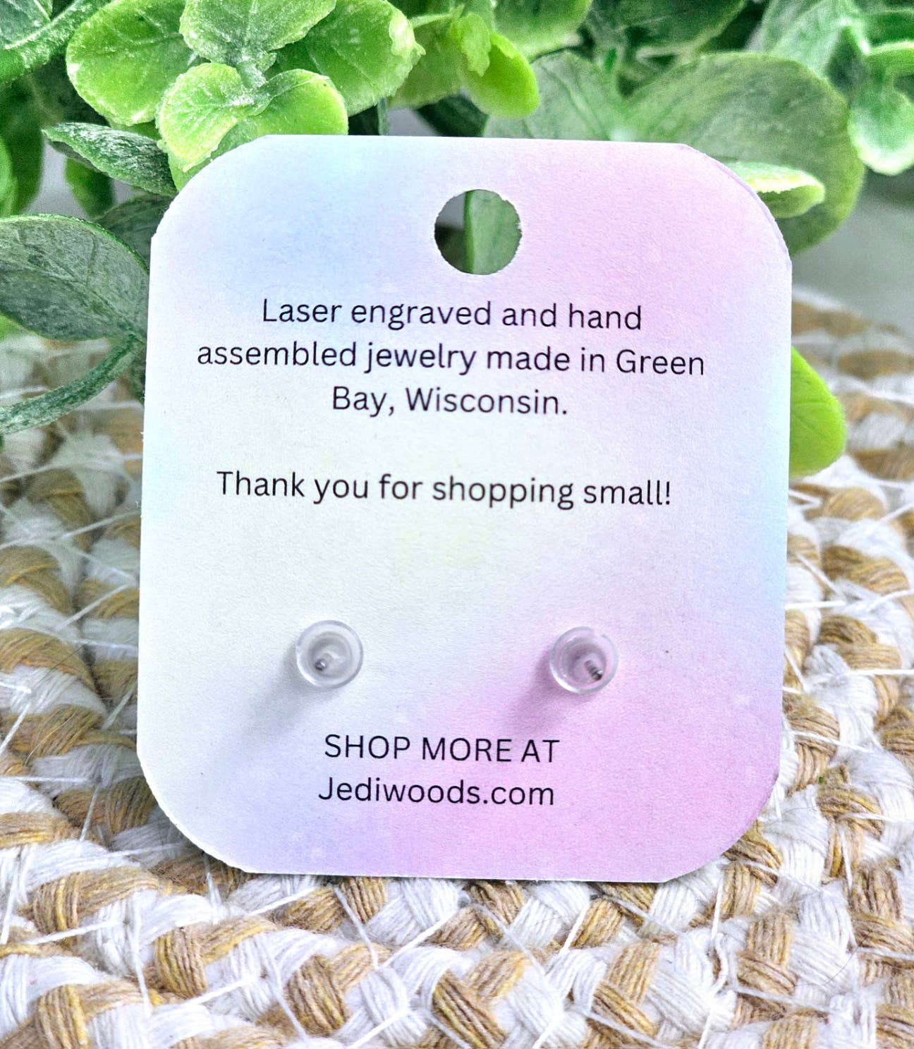 Floral Leaf Stud Earrings