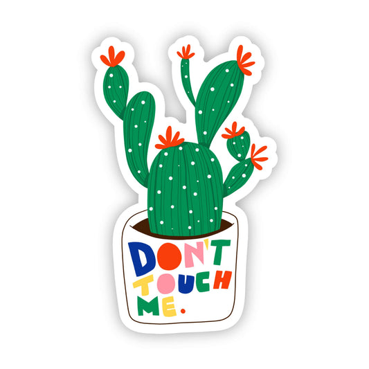 "Don't Touch Me" Plant Sticker