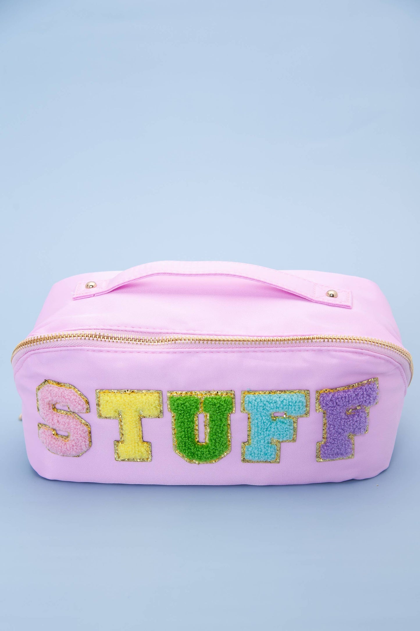 "STUFF"  Cosmetic Makeup Travel Pouch