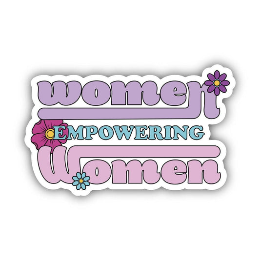 Women Empowering Women Floral Sticker