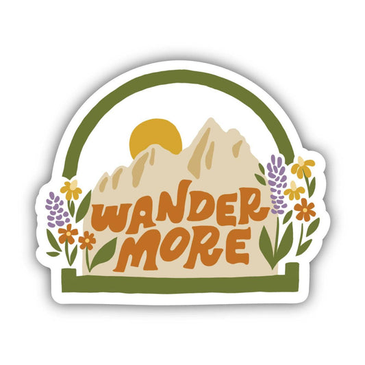 Wander More Nature Sticker